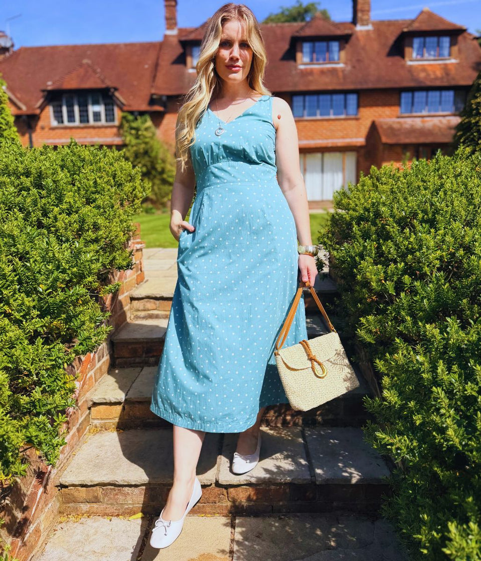 Little Sponge Dot Sky Beyond Dress