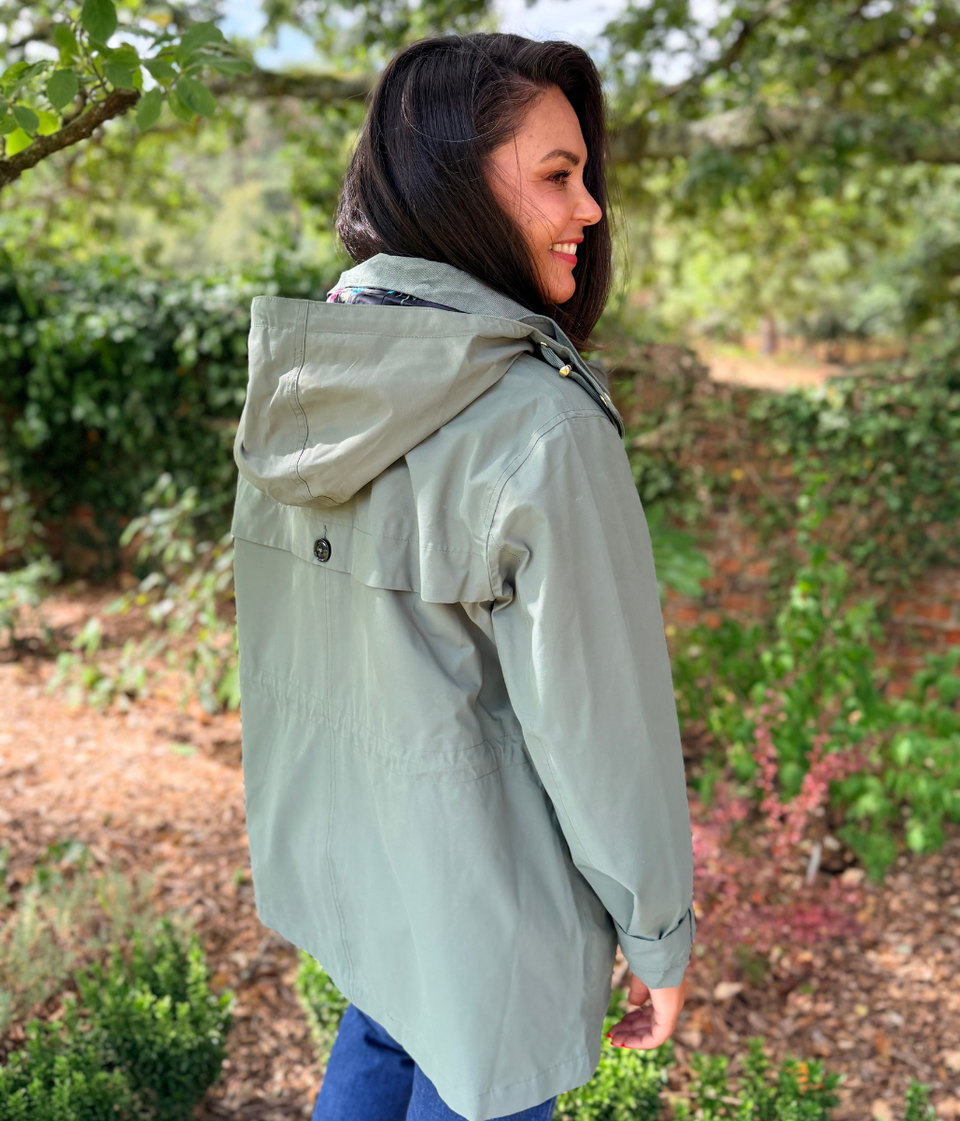 Green Salcombe Waterproof Coat