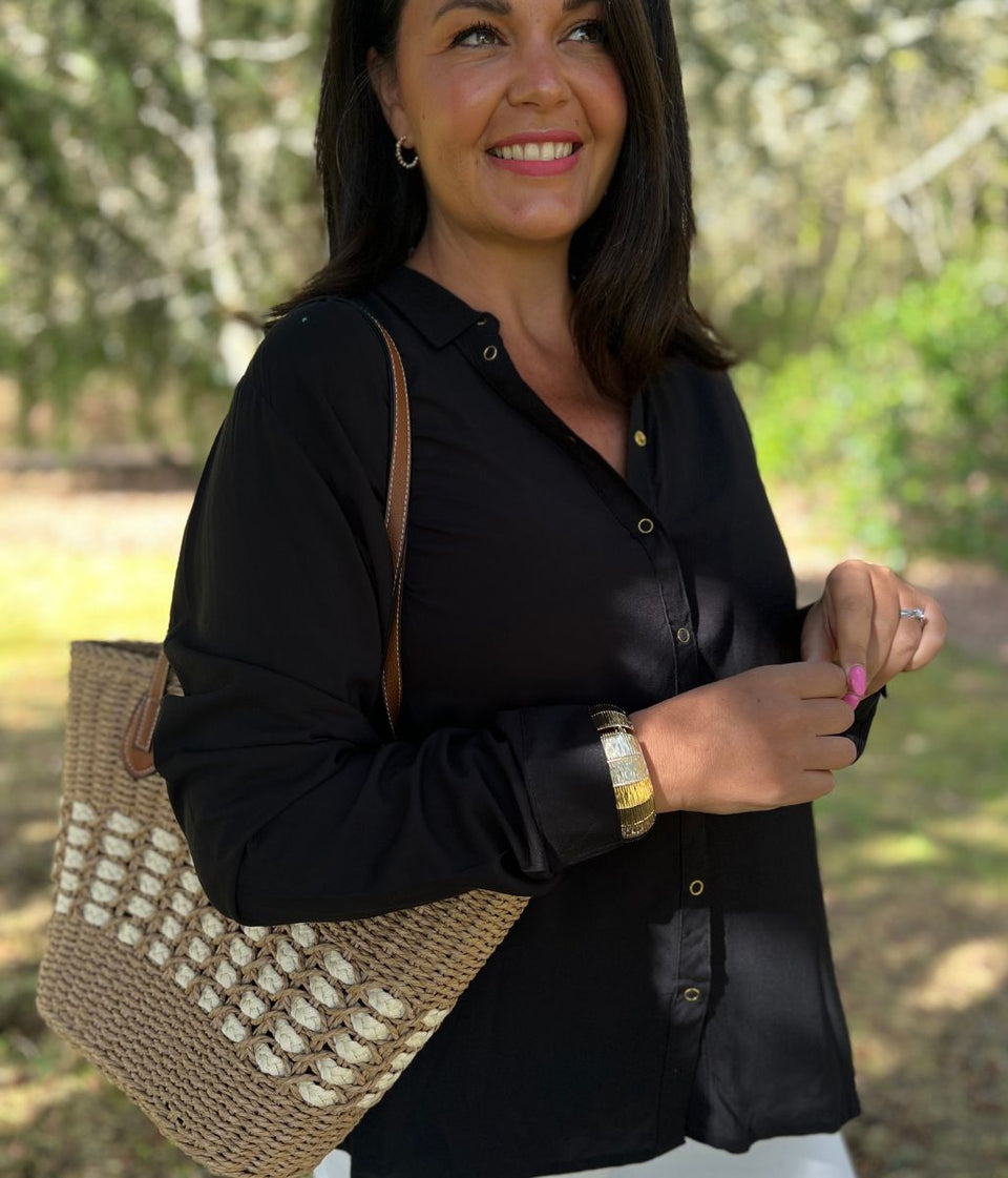 Black Cupro Classic Shirt