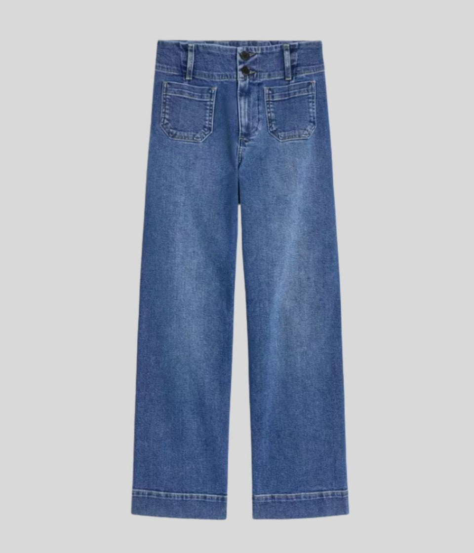 Mid Denim Primrose Patch Pocket Jeans