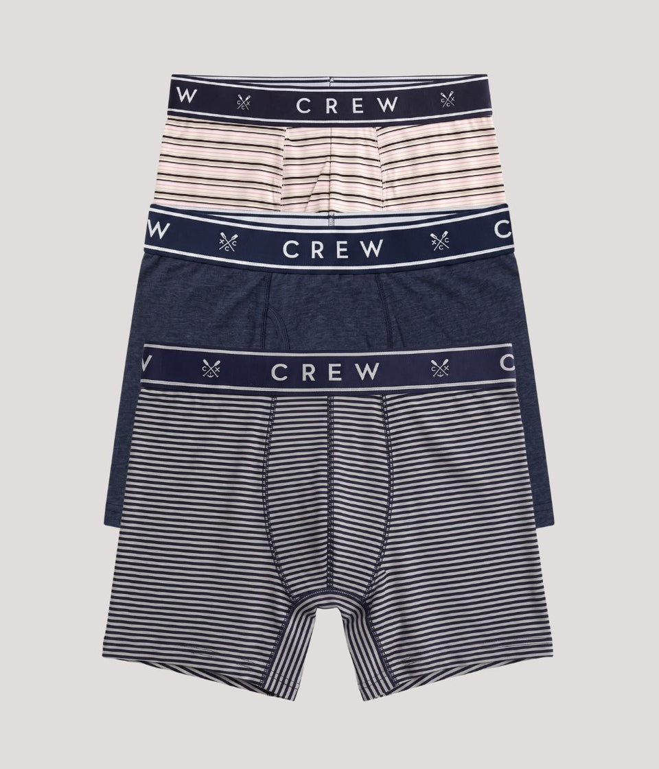 Mens 3 Pack Logo Boxer Shorts