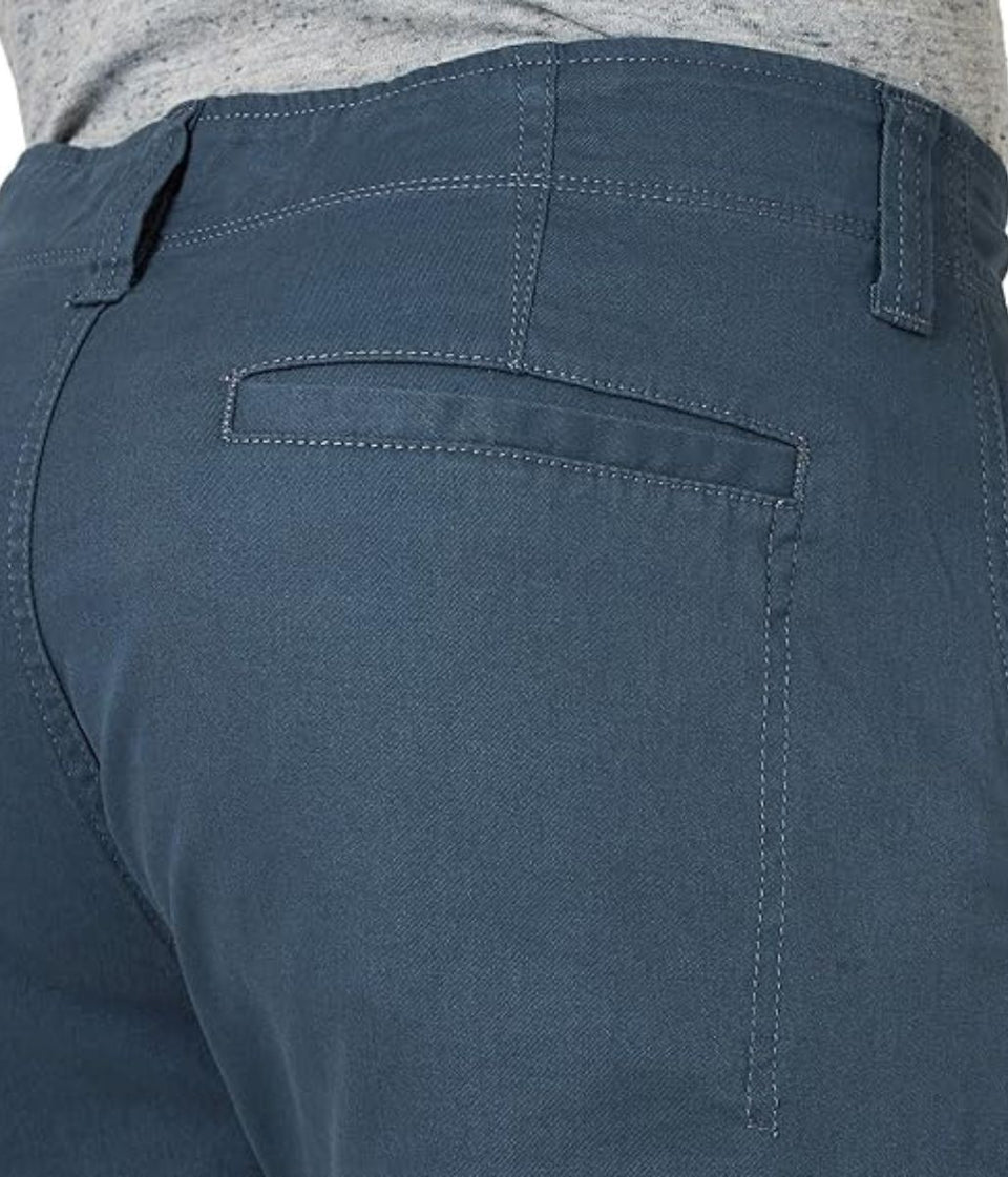 Mens Blue Relaxed Fit Cargo Shorts