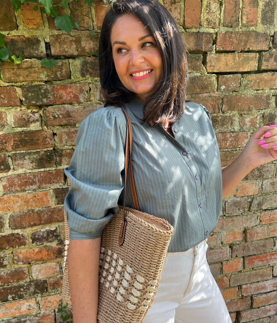 Green Hope Cottage Striped Shirt