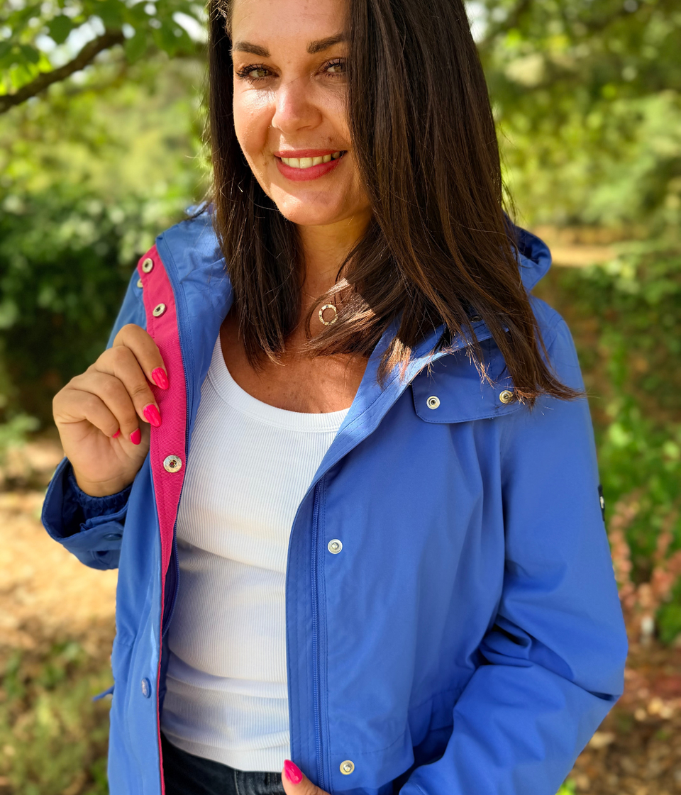 Blue Right as Rain Waterproof Coat