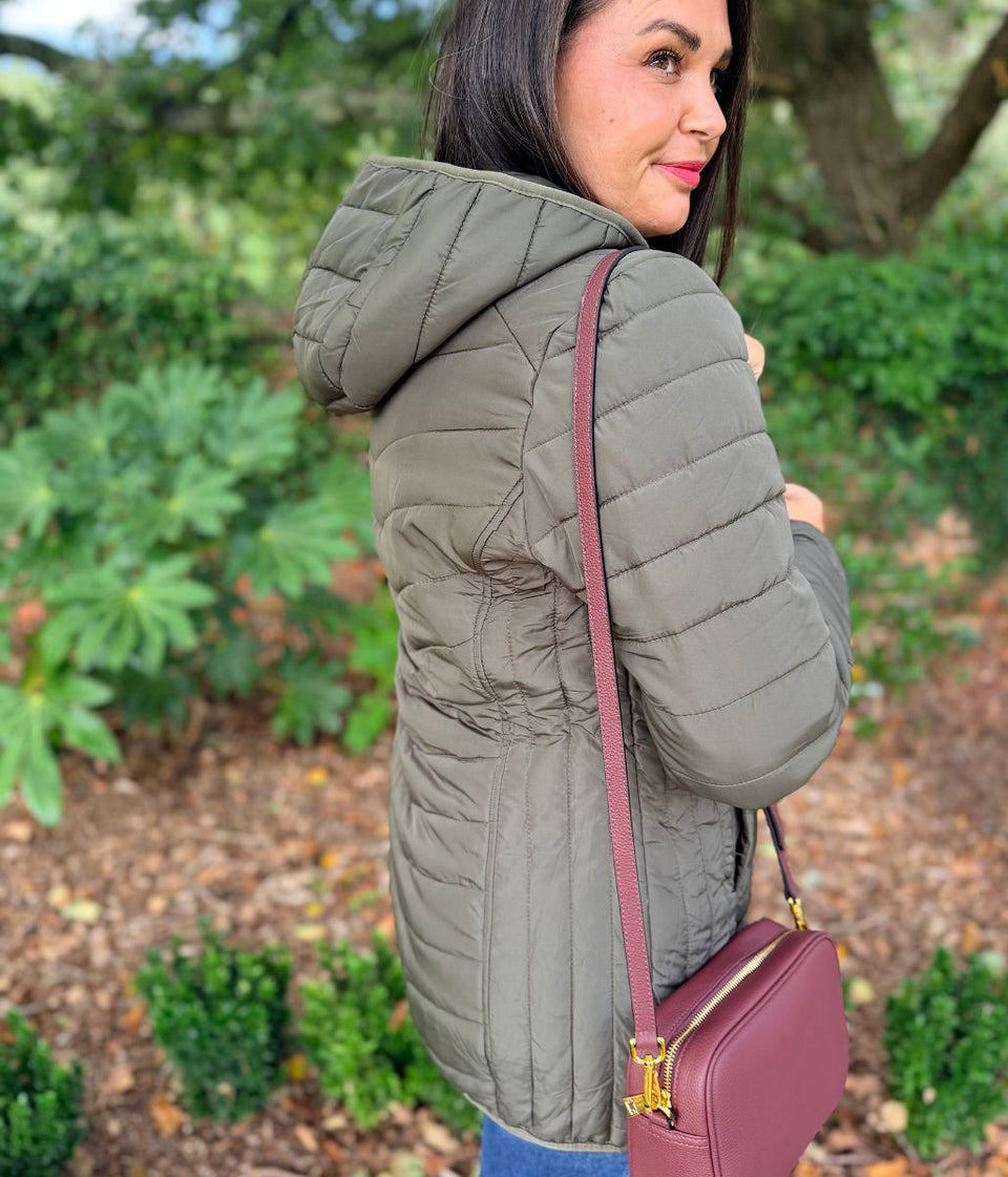 Khaki Padded Coat