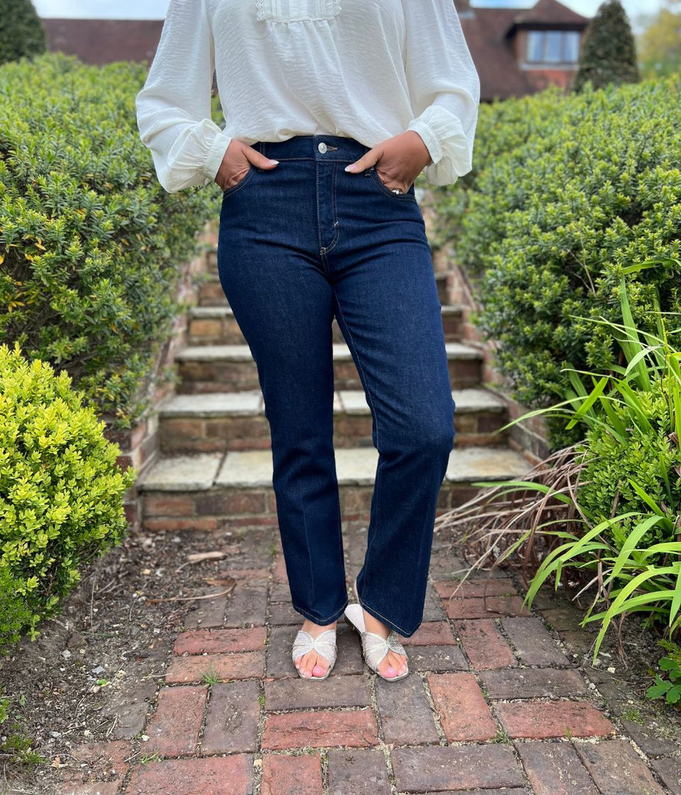 Dark Indigo Bootflare Jeans