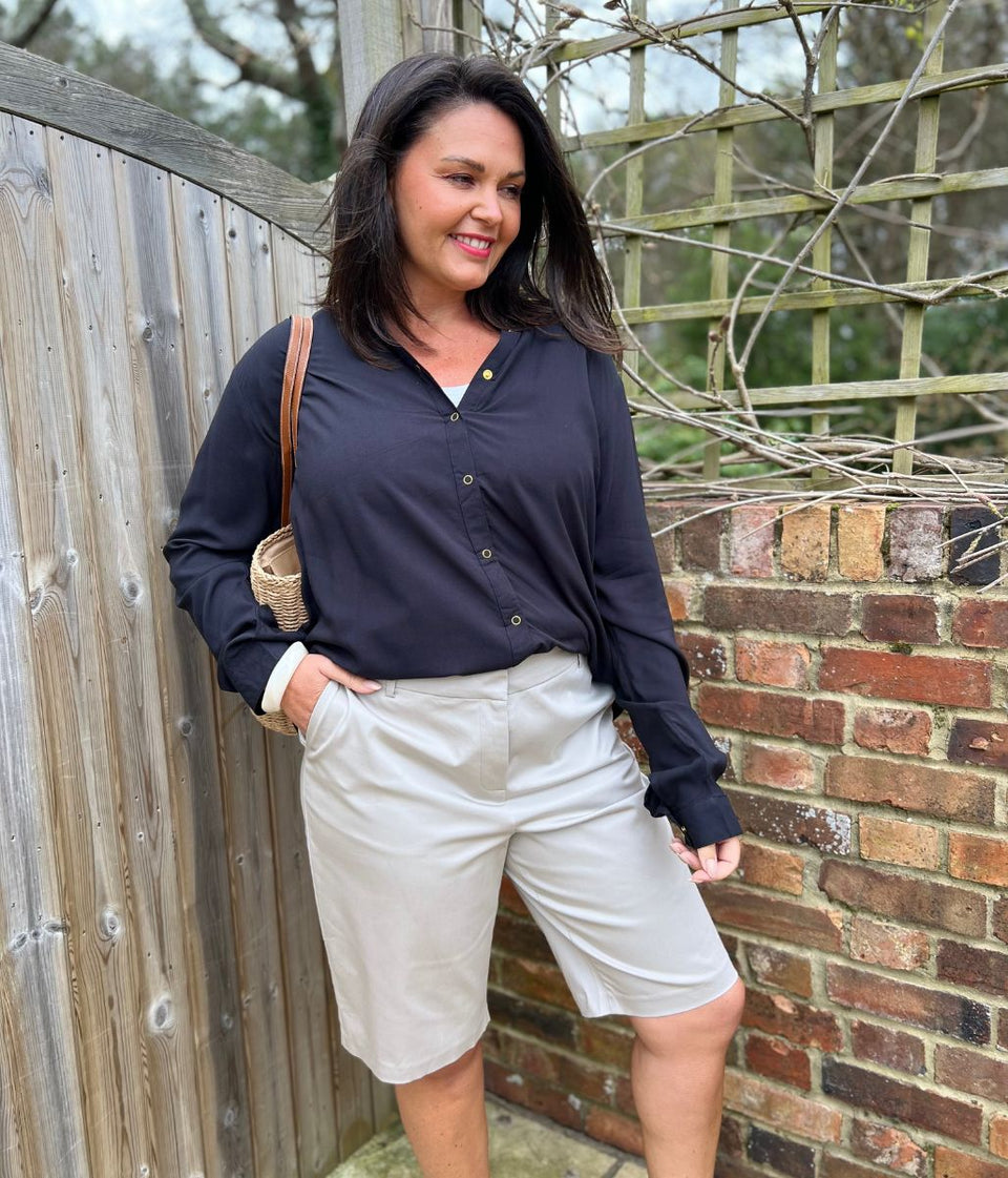 Stone Smart Chino Shorts