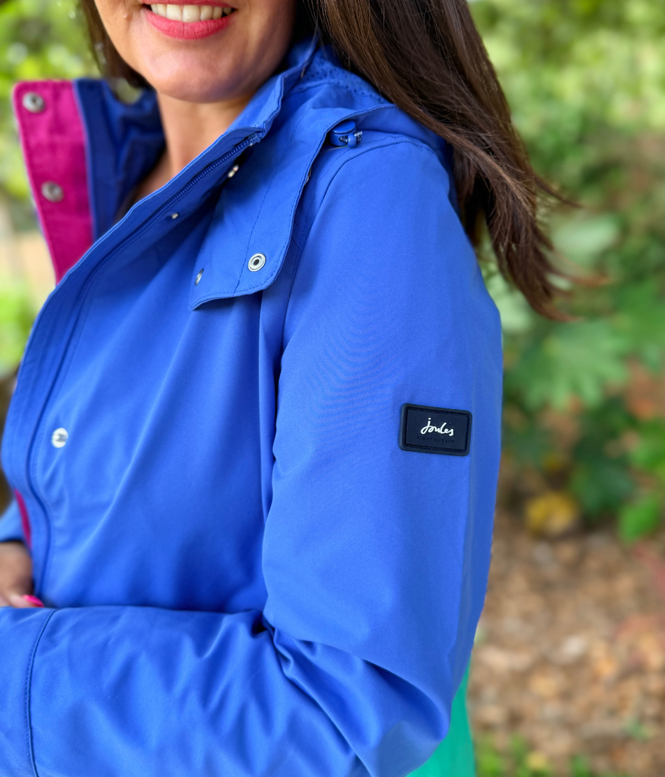 Blue & Green Right as Rain Waterproof Coat