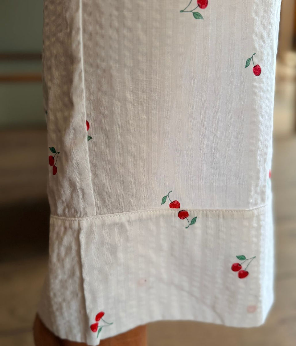 Cherry Print Cotton Modal Pyjama Set