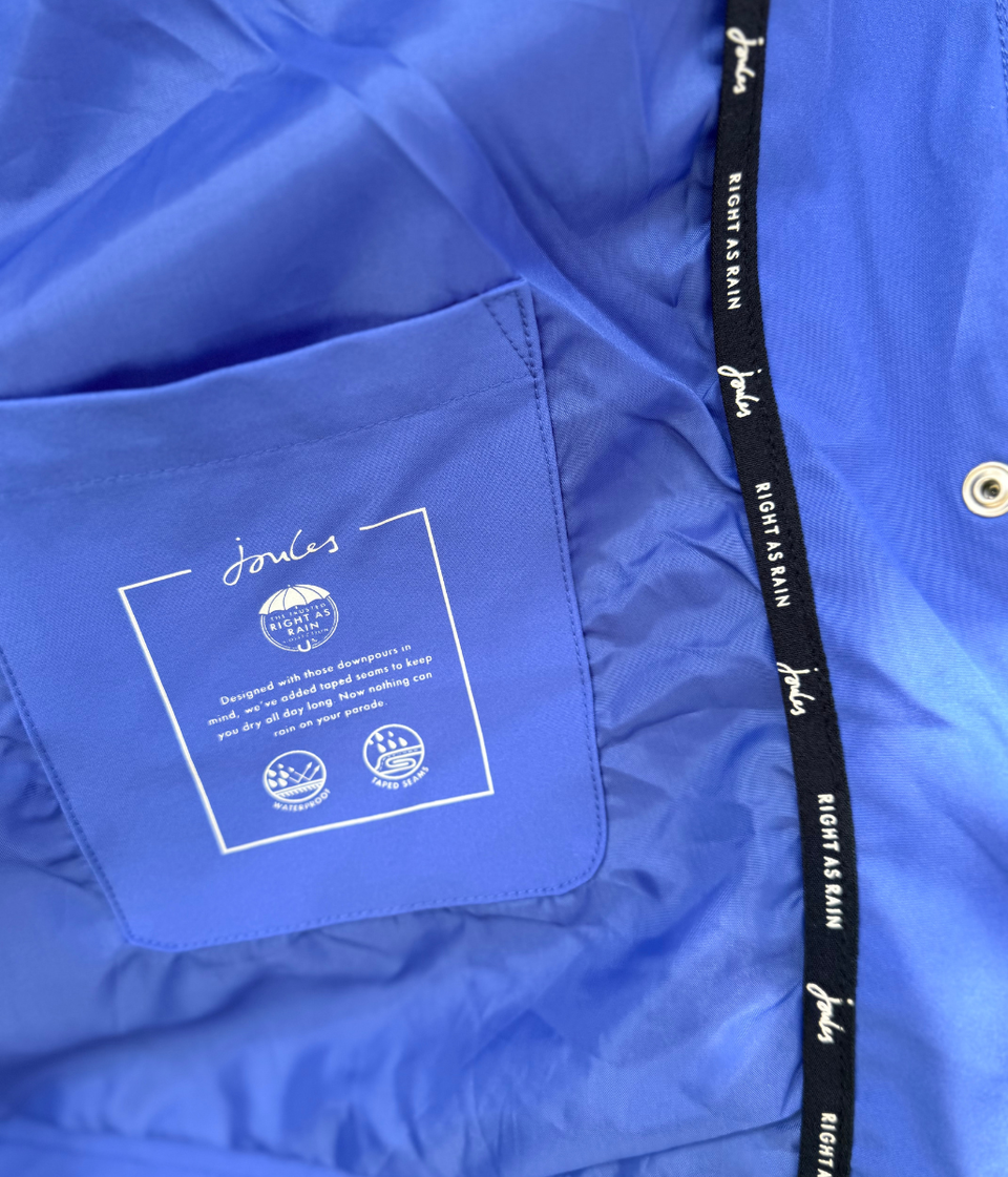 Blue Right as Rain Waterproof Coat