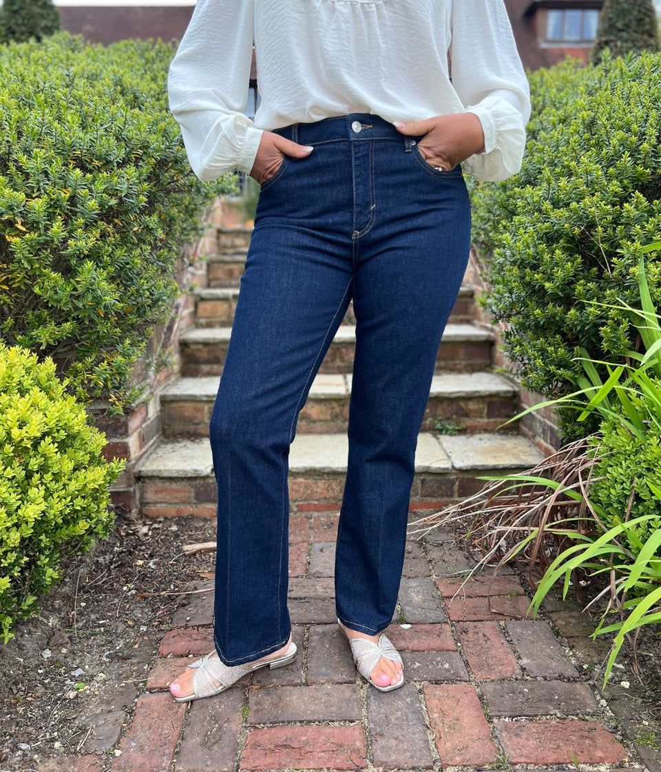 Dark Indigo Bootflare Jeans