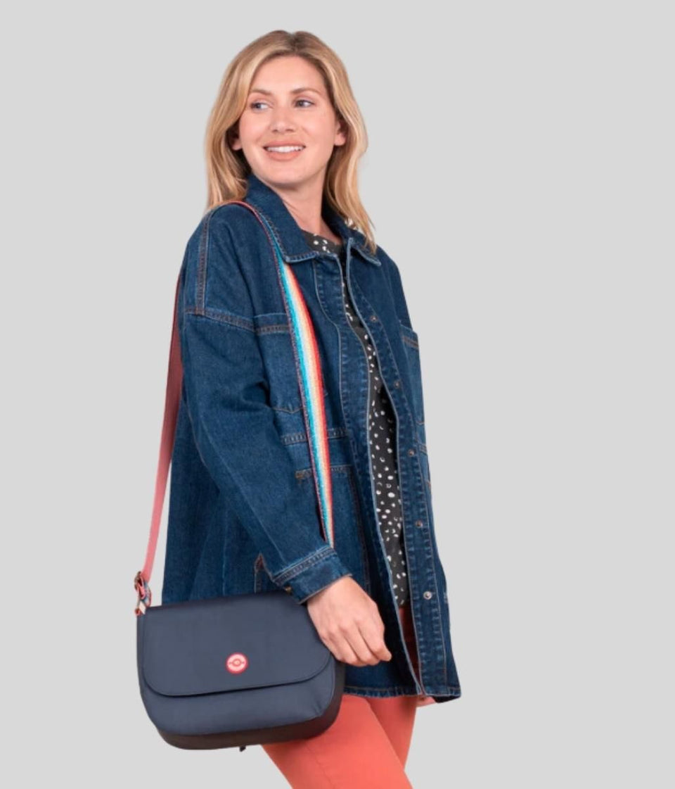 Brakeburn Navy Saddle Bag
