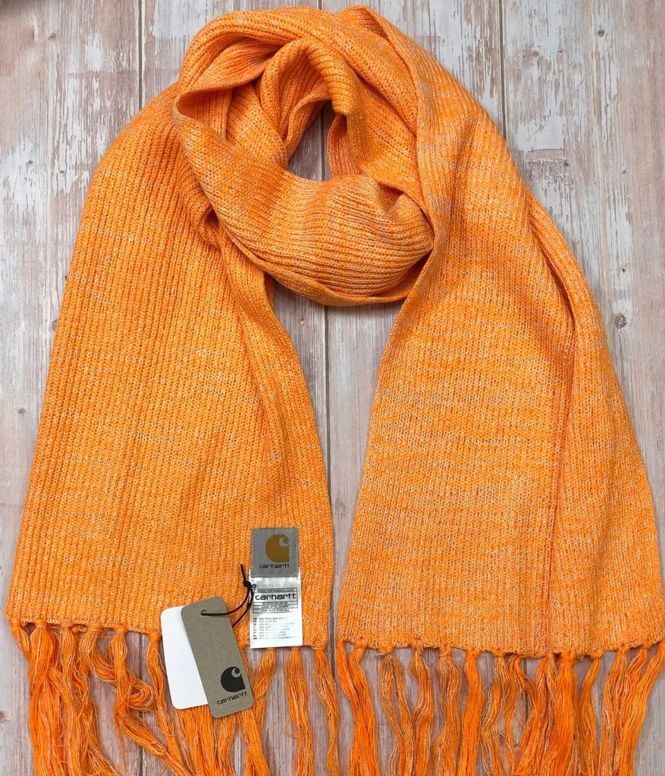 Orange Wool Rich Anglistic Scarf