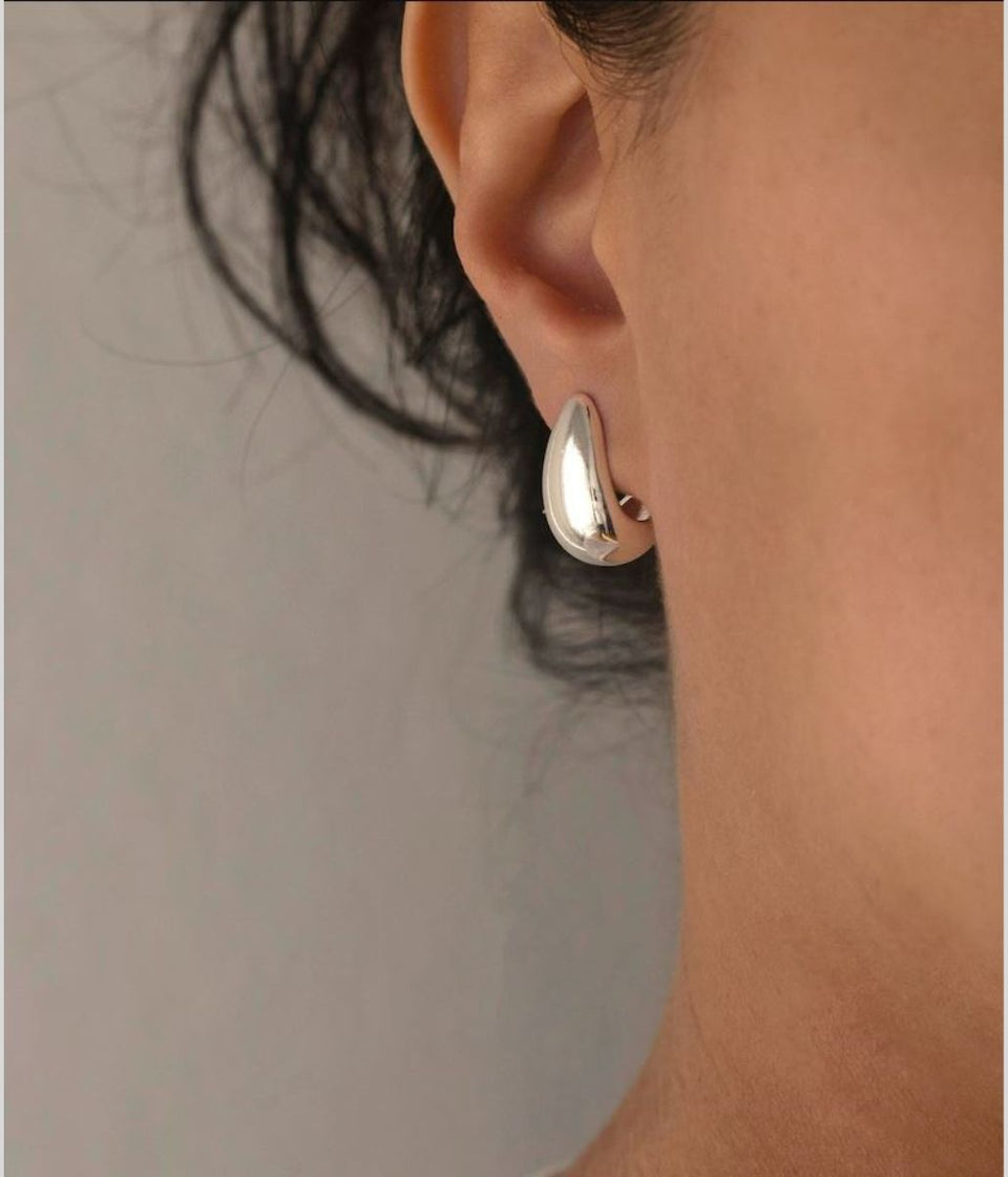 Silver Teardrop Earrings