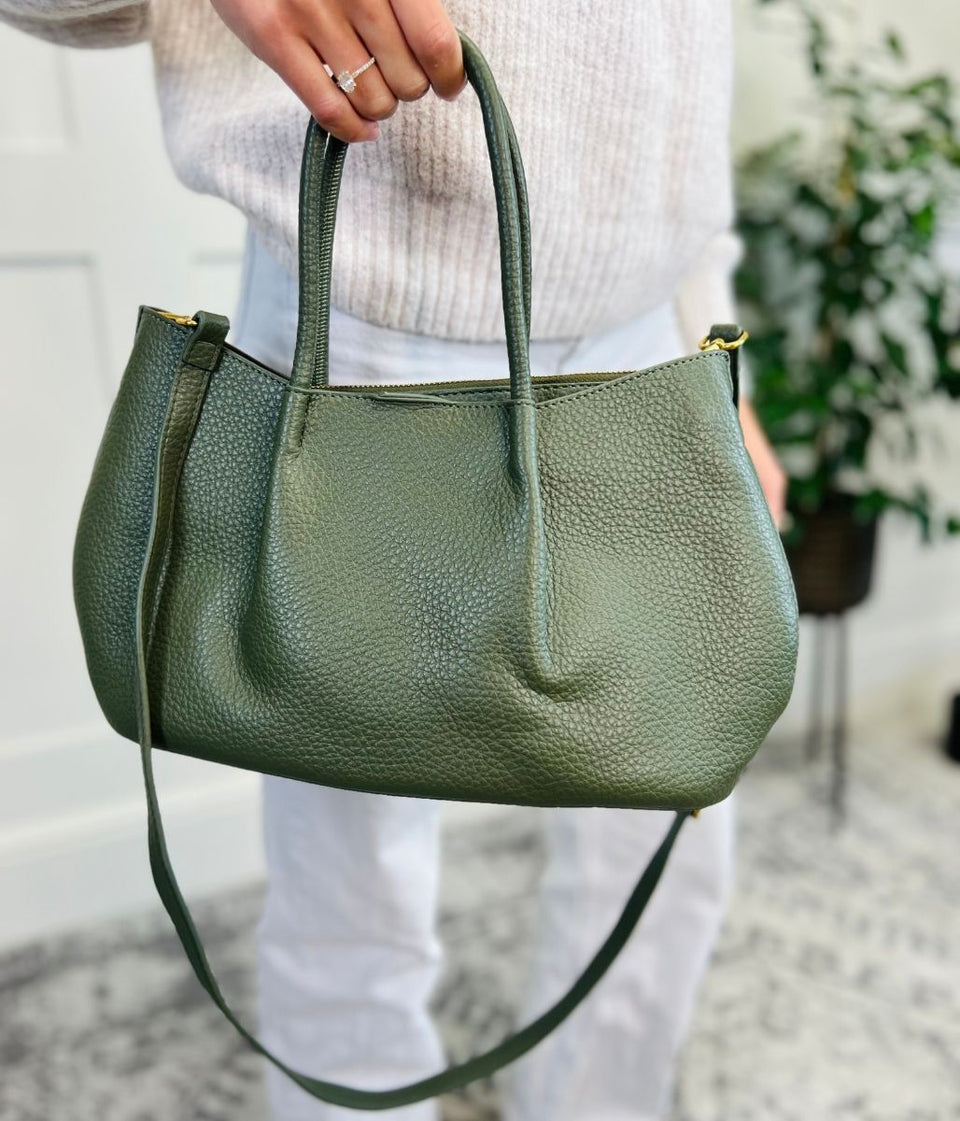 Khaki Green Multiway Grab Bag