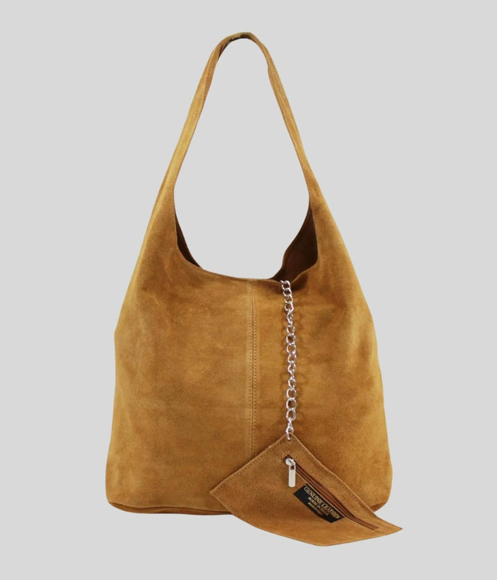 Tan Suede Tote Bag Highstreet Outlet UK