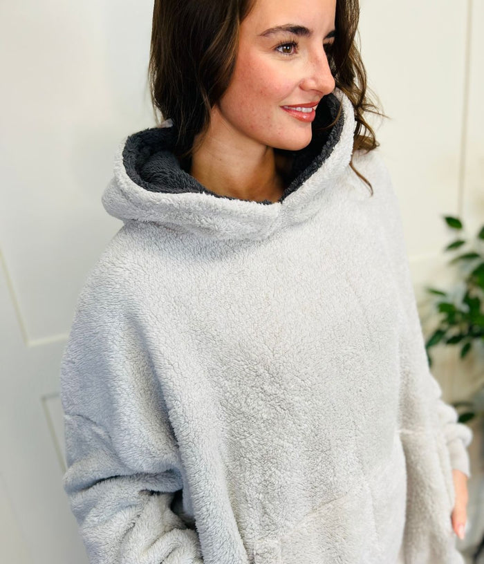 Grey Jamie Loungewear Hoodie Highstreet Outlet UK