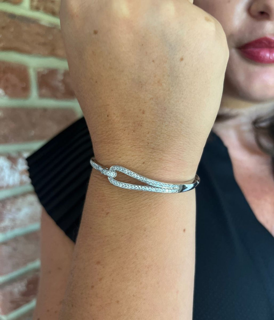 Silver Diamante Bracelet