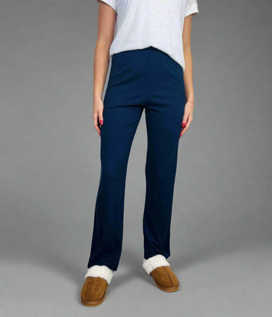 Navy Loungewear Plain Pyjama Bottoms