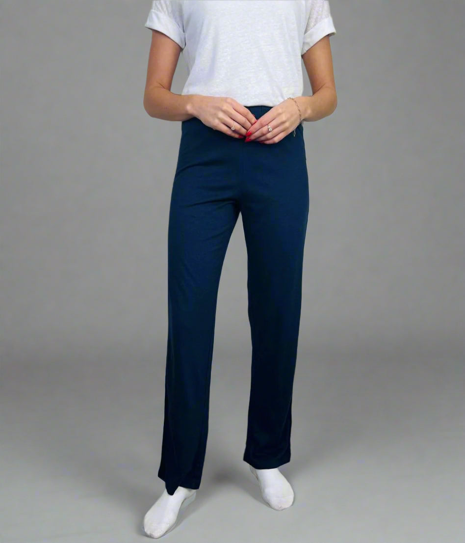 Navy Loungewear Plain Pyjama Bottoms