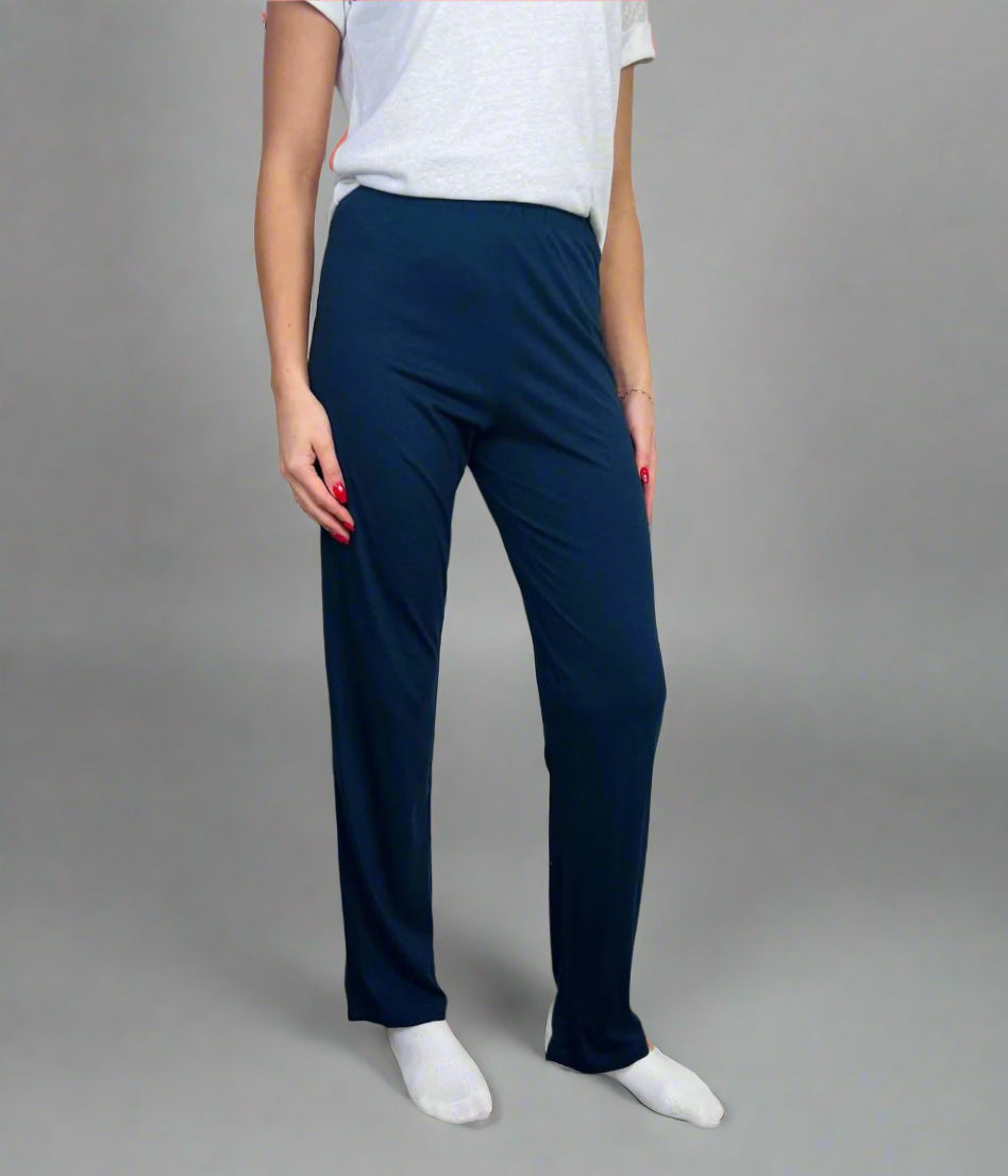 Navy Loungewear Plain Pyjama Bottoms