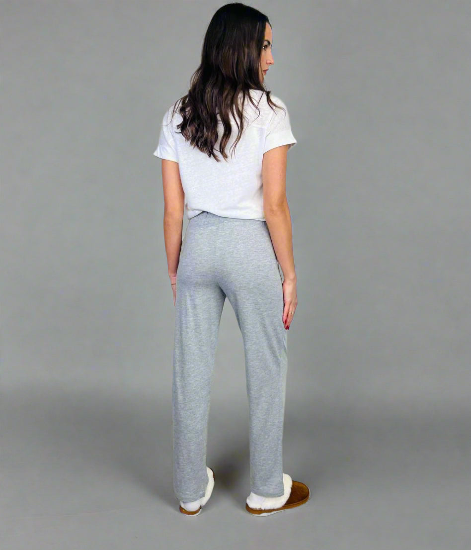 Grey Loungewear Plain Pyjama Bottoms