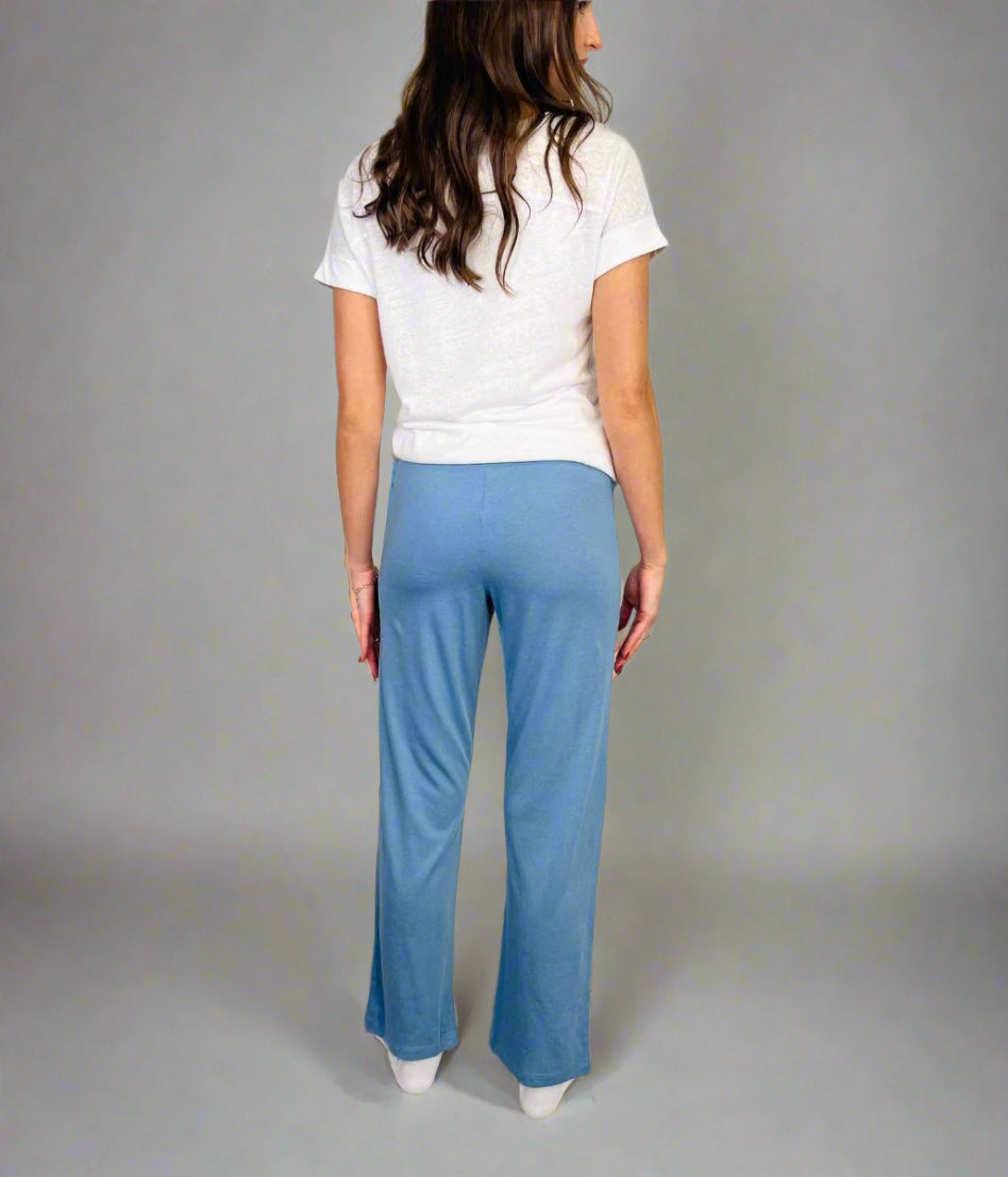 Blue Loungewear Plain Pyjama Bottoms