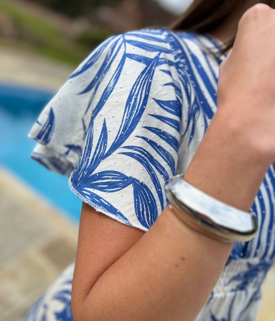 Silver Hinge Bangle Bracelet