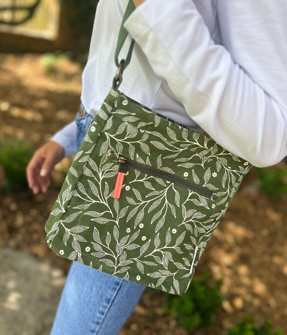 Brakeburn Orchard Leaf Crossbody Bag