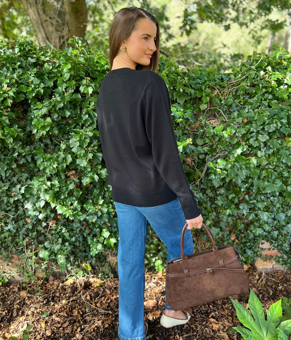 Brown City Tote Handbag