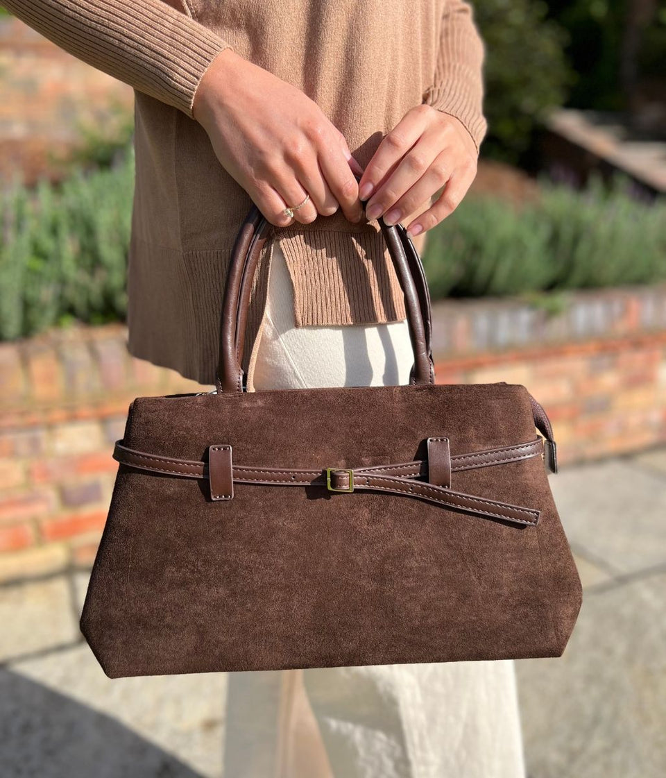 Brown City Tote Handbag