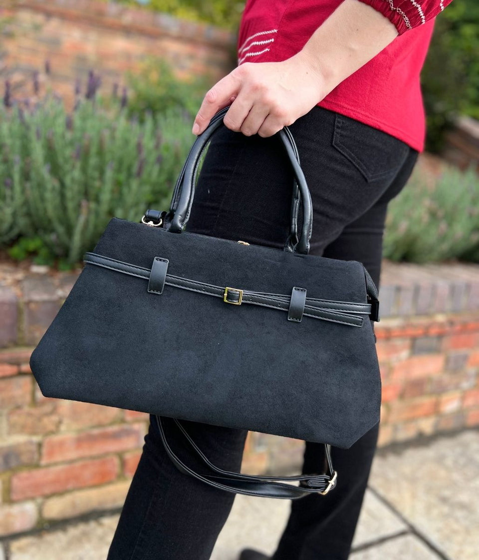 Black City Tote Handbag