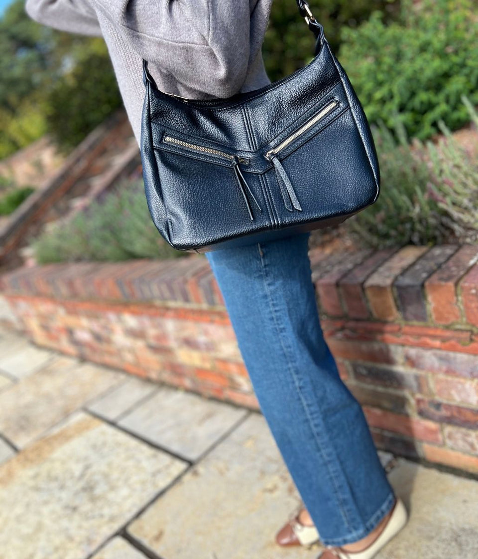 Black Large Crossbody Handbag