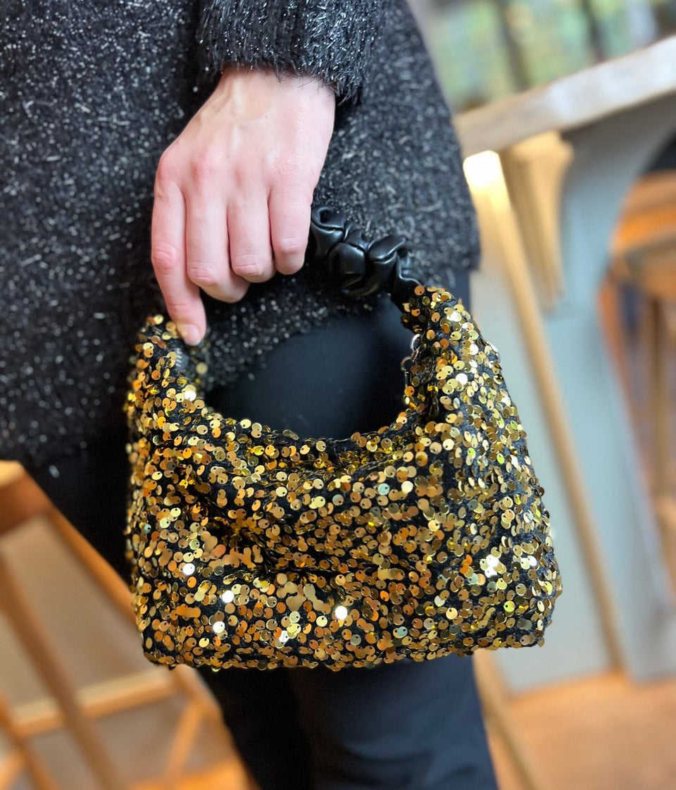 Gold Sequin Grab Bag