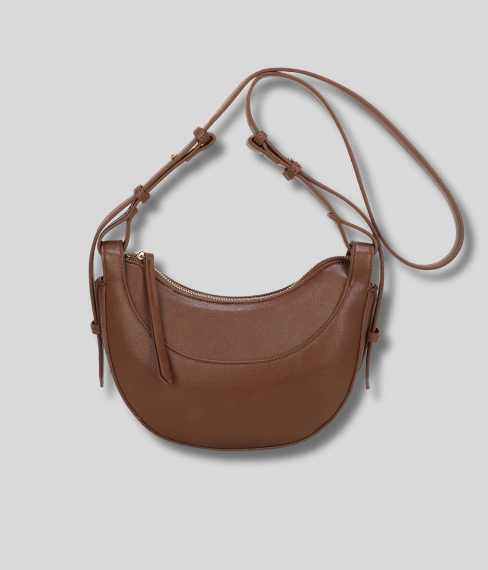 Brown Cassie Crescent Bag