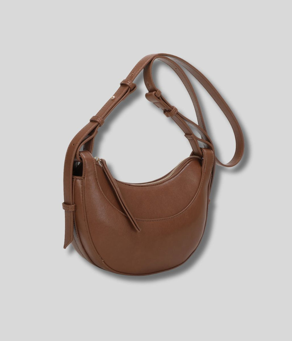 Brown Cassie Crescent Bag
