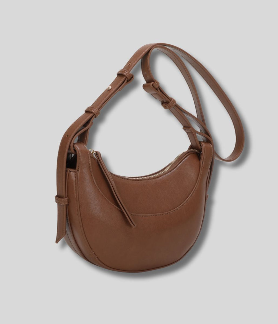 Brown Cassie Crescent Bag