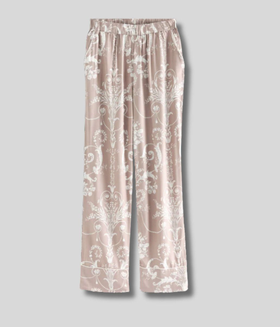 Ex Laura Ashley Mauve Josette Button Through Pyjamas