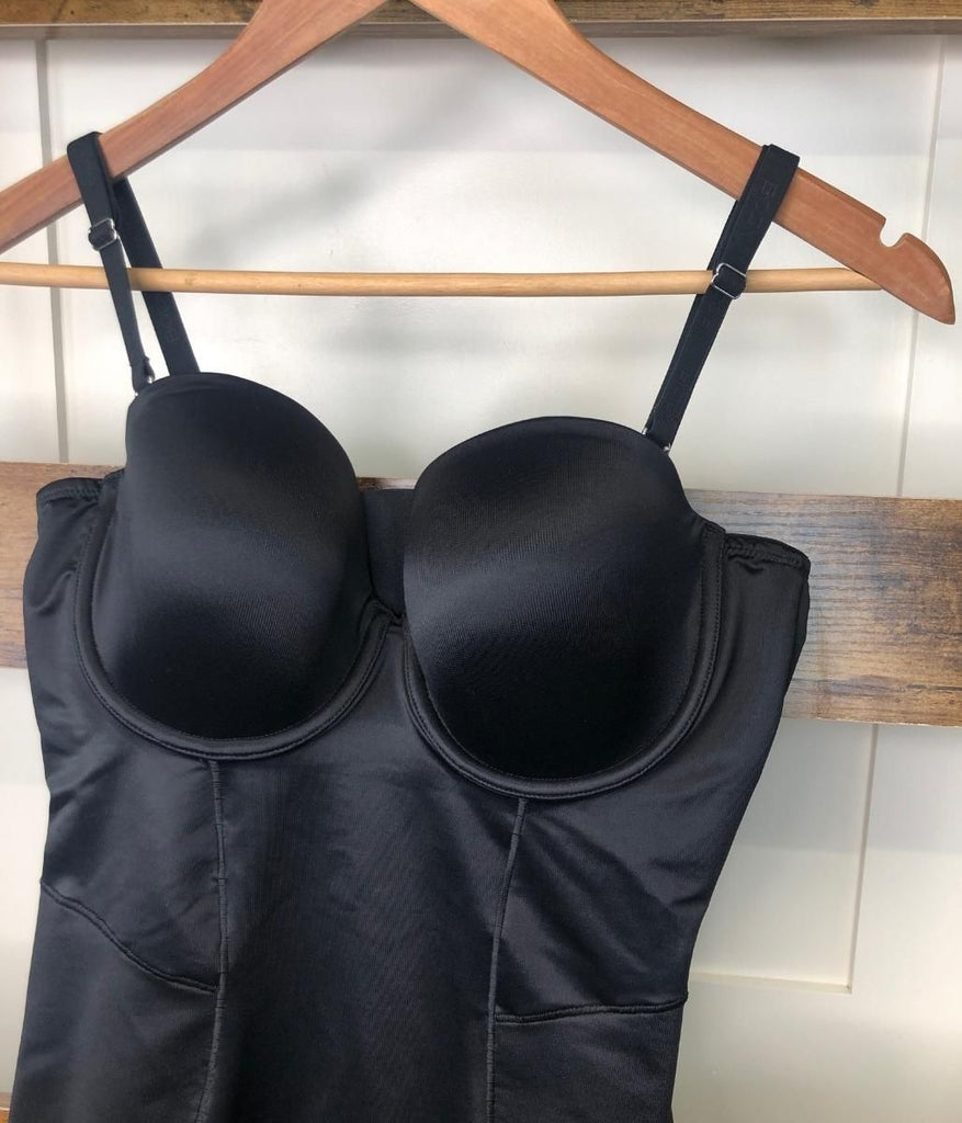 Black Firm Control Shapewear Bodysuit Highstreet Outlet UK