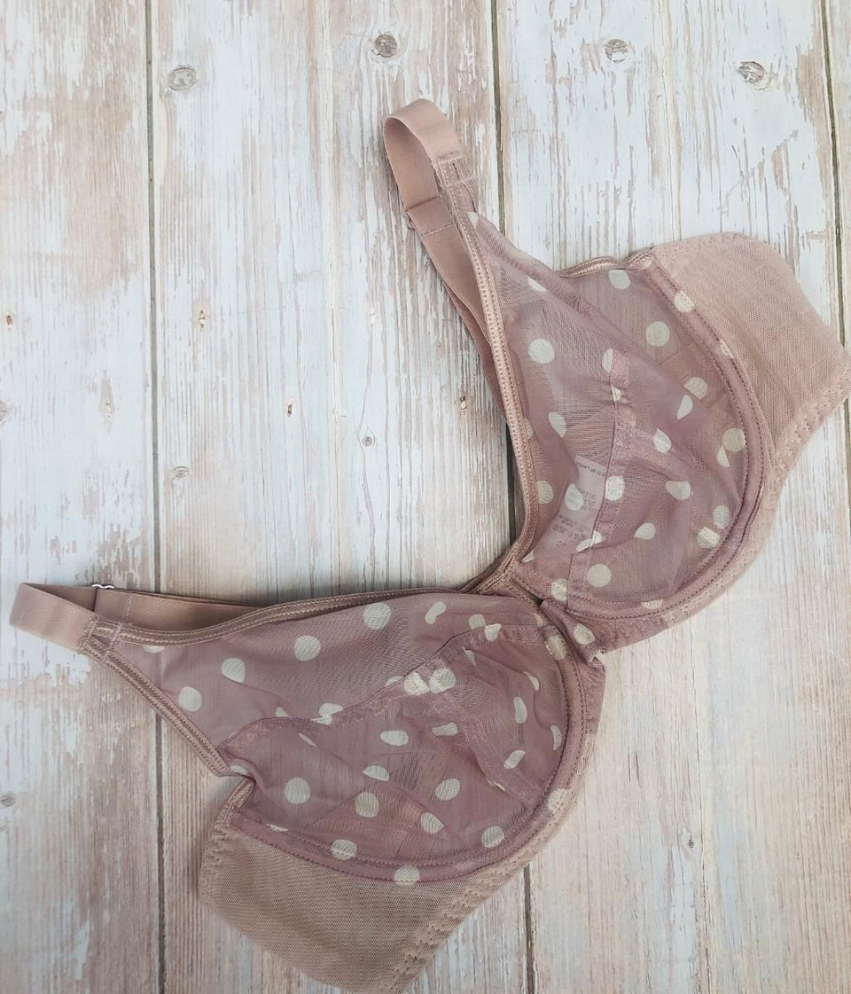 Blush Spotted Underwired Bra