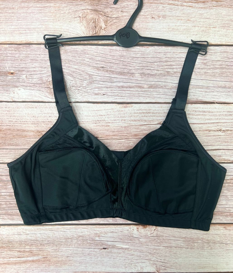 Black Total Support Full Cup Bra