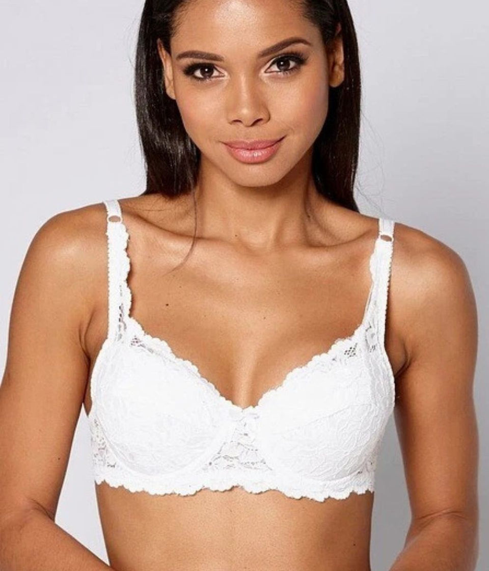 Ivory Lace Underwired Padded Bra