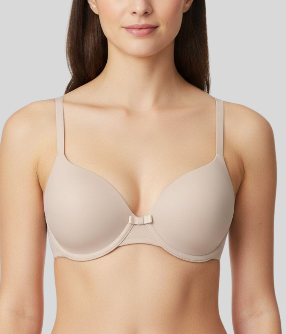 Taupe Soft Cup Underwired Bra