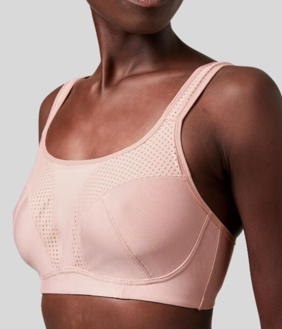 Pink Ultimate Support Sports Bra