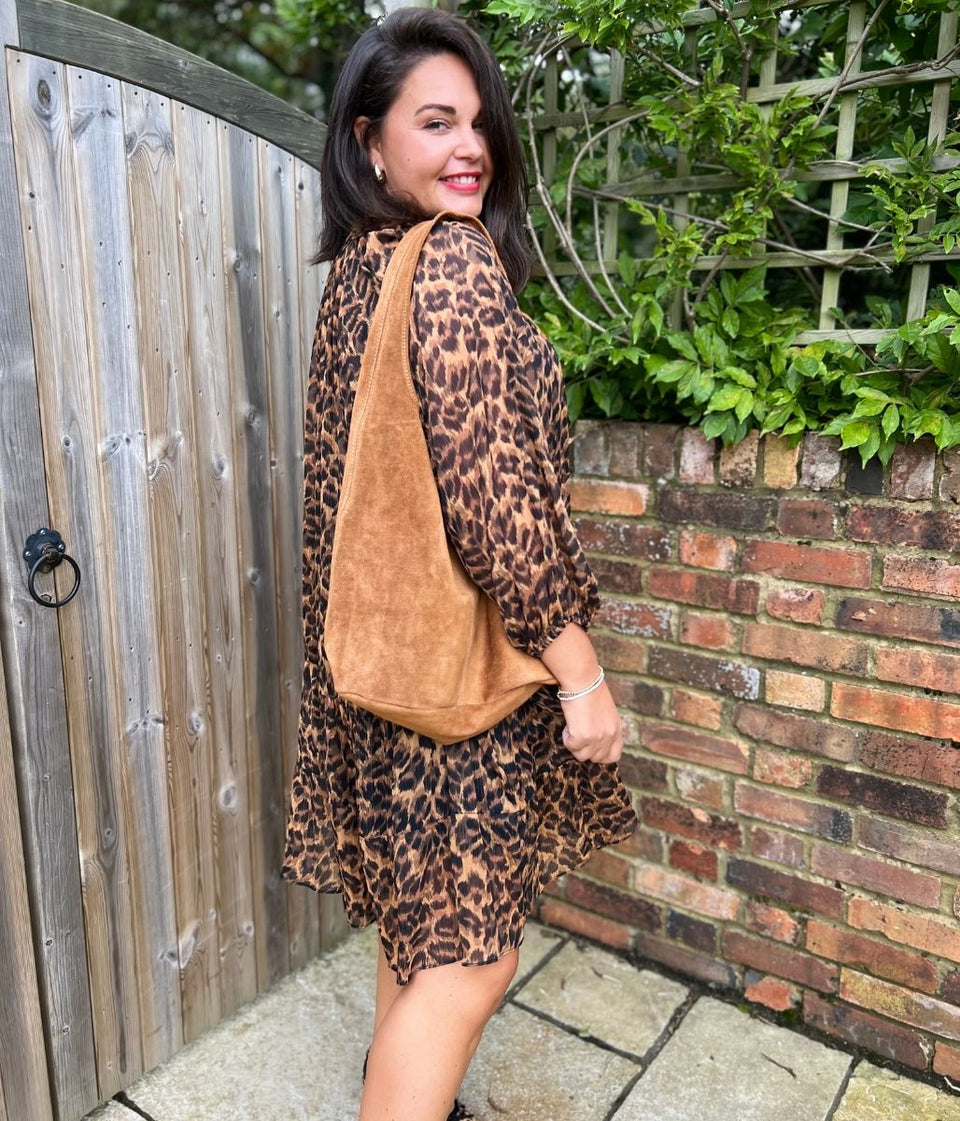 Leopard Print Willow Tiered Dress