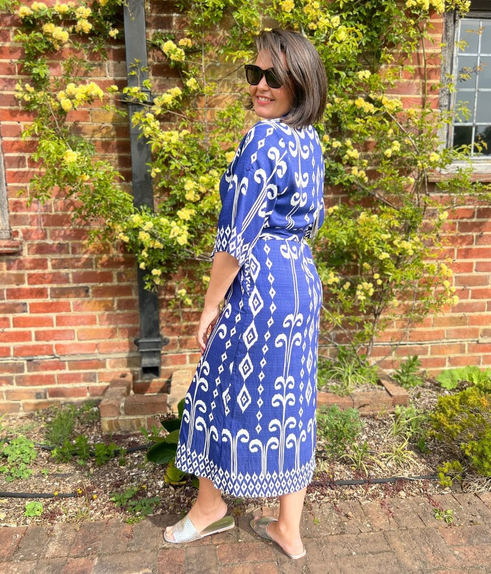 Blue Baroque Emma Belted Shirt Dress
