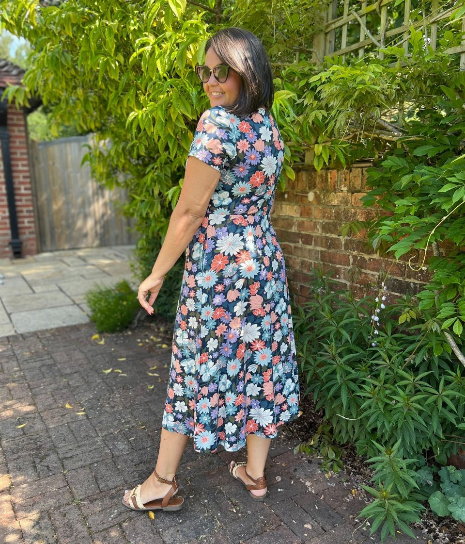 Ex Seasalt Helena Maritime Midi Dress