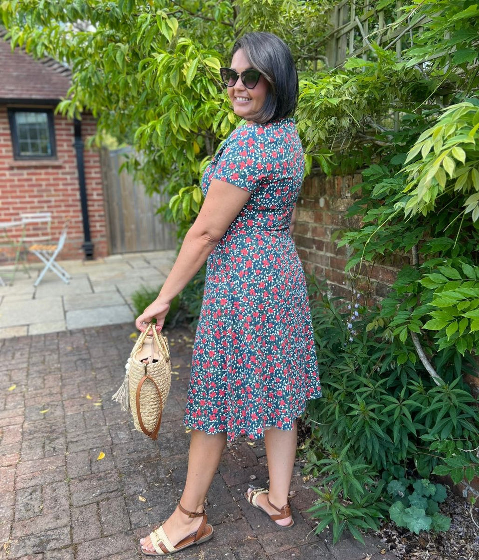 Ex Seasalt April Reed Flower Dress