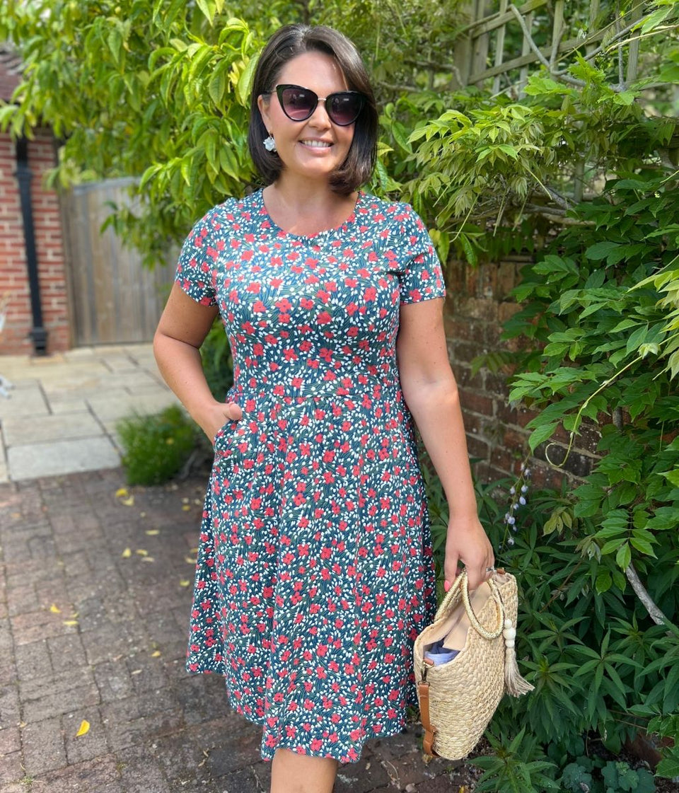 Ex Seasalt April Reed Flower Dress