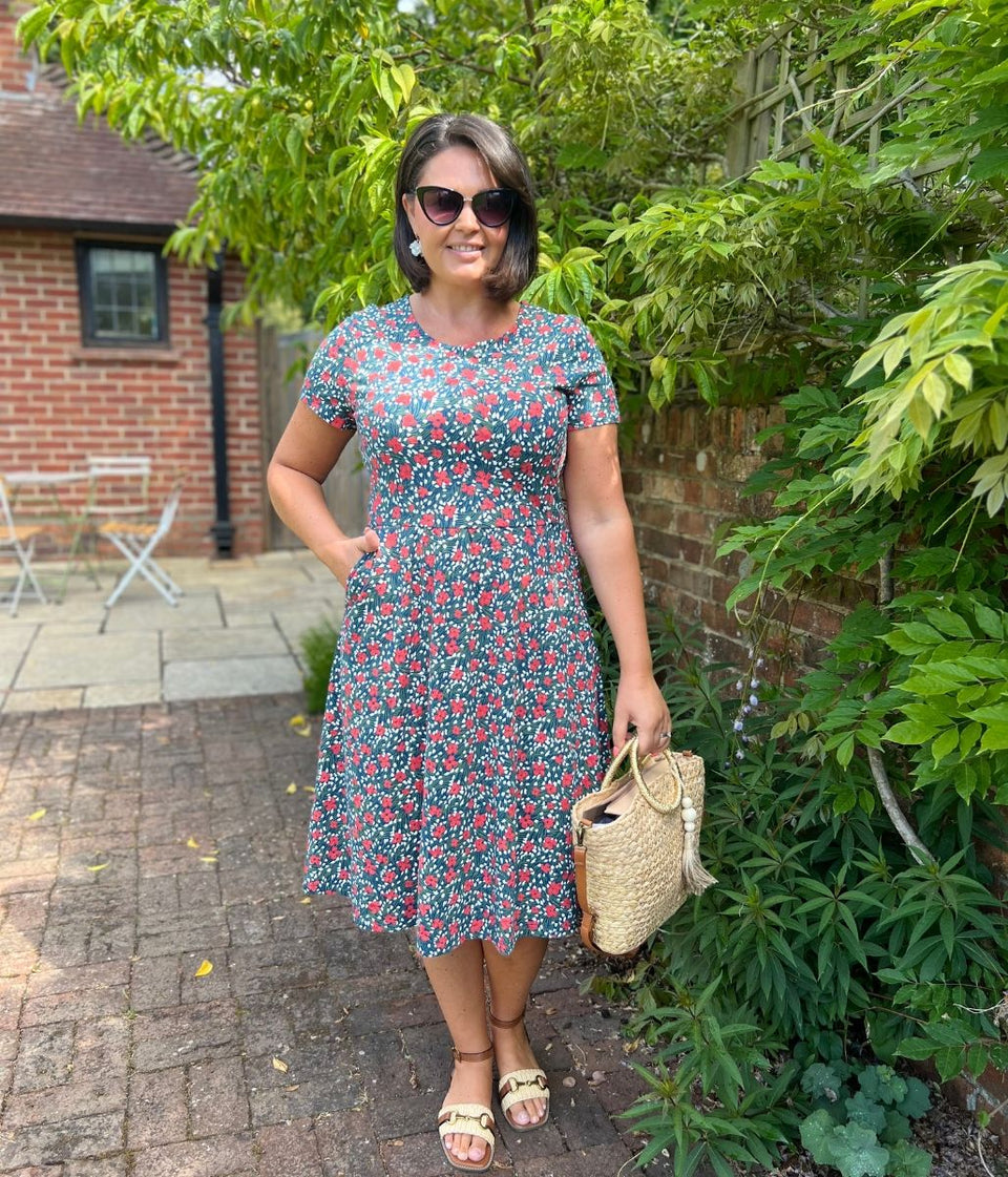 Ex Seasalt April Reed Flower Dress